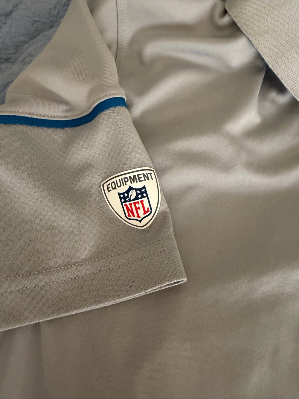 Nike Detroit Lions Sideline Elite Gray Golf Polo Men’s Small - Picture 2 of 4